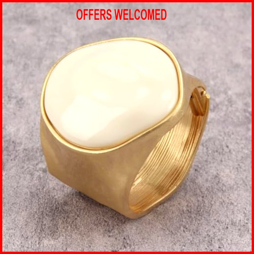 Copper Cuff Bracelet Open Bangle Stackable Stretc… - image 4